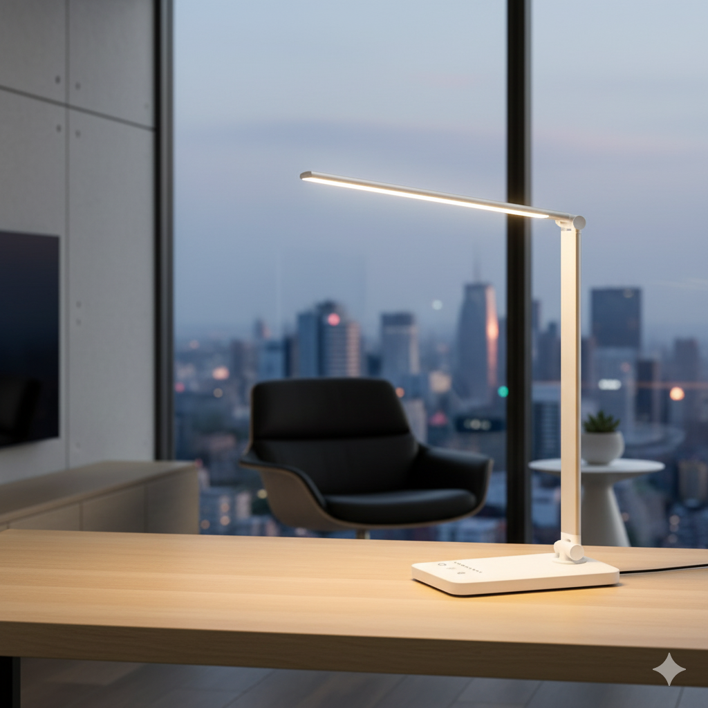 Adjustable LED Desk Lamp with Flexible Arm