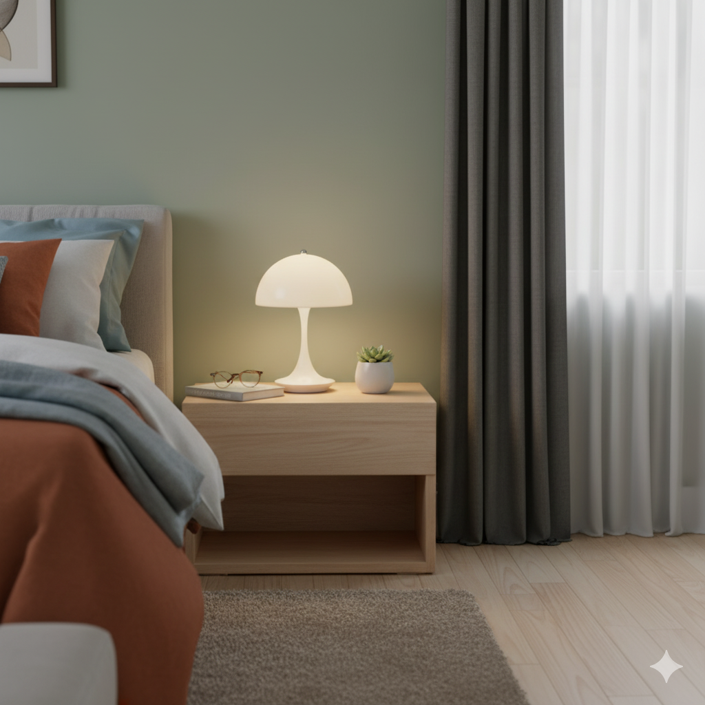 Wireless LED Rechargeable Cordless Nightstand Table Lamp