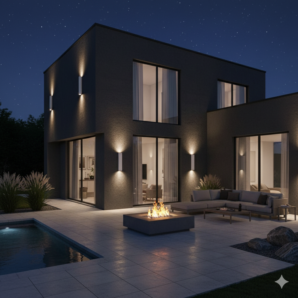 Modern Outdoor Wall Light