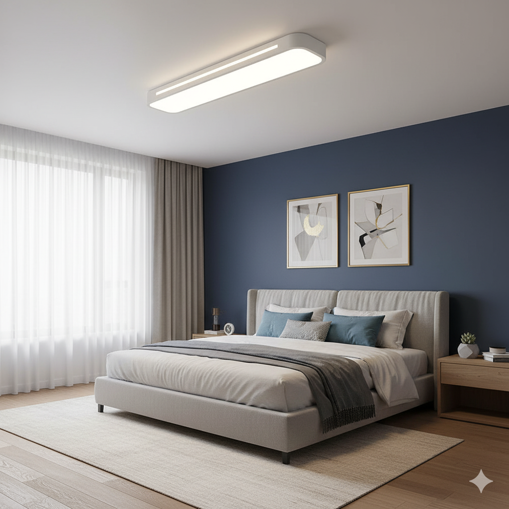 Nordic Minimalist Long LED Ceiling Light