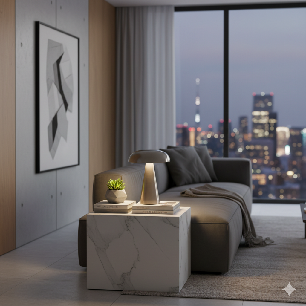 Modern Dimmable LED Bedside Table Lamp