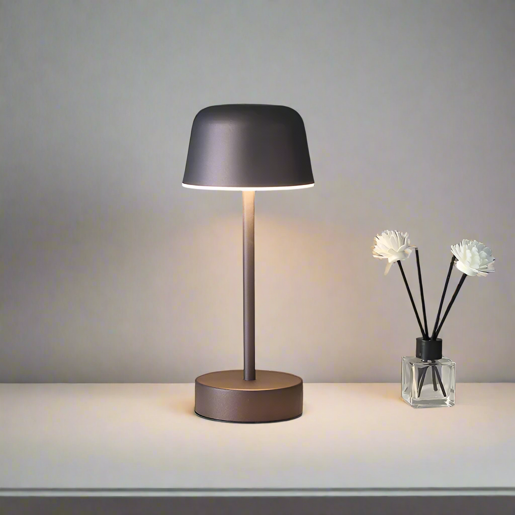 Modern Dimmable Table Lamp with Rechargeable Battery, Adjustable Brightness, Cordless Design 7