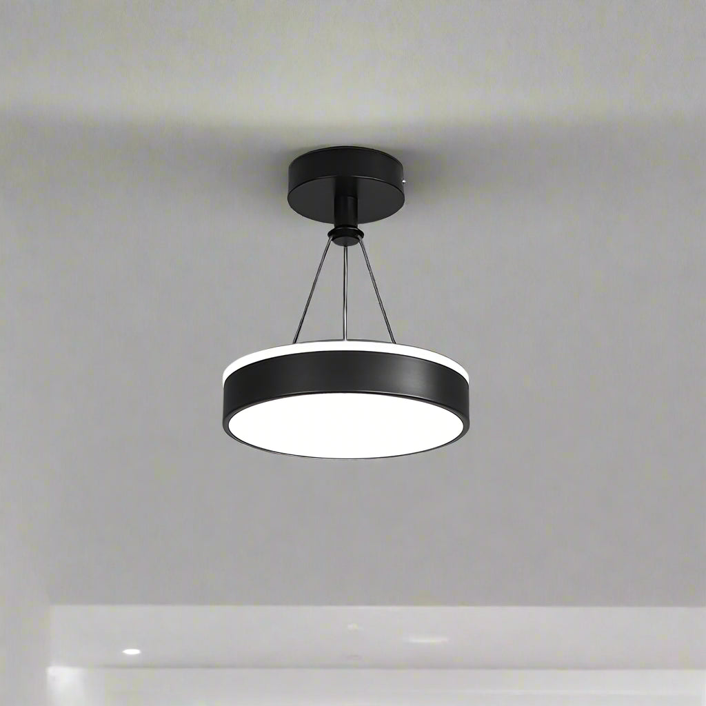 Modern LED Ceiling Light Fixture – Stylish Iron and Silicone Pendant for Hallways and Living Rooms 8