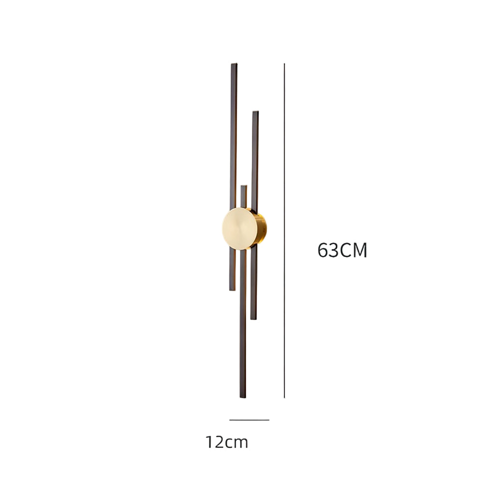 Modern LED Wall Light Fixture – Vertical Iron Sconce for Ambient Lighting and Energy Efficiency 5