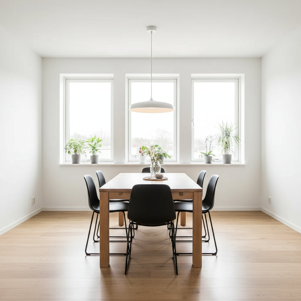 Modern Scandinavian Pendant Light with Built-in LED