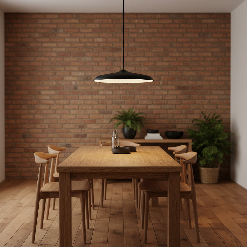 Modern Scandinavian Pendant Light with Built-in LED