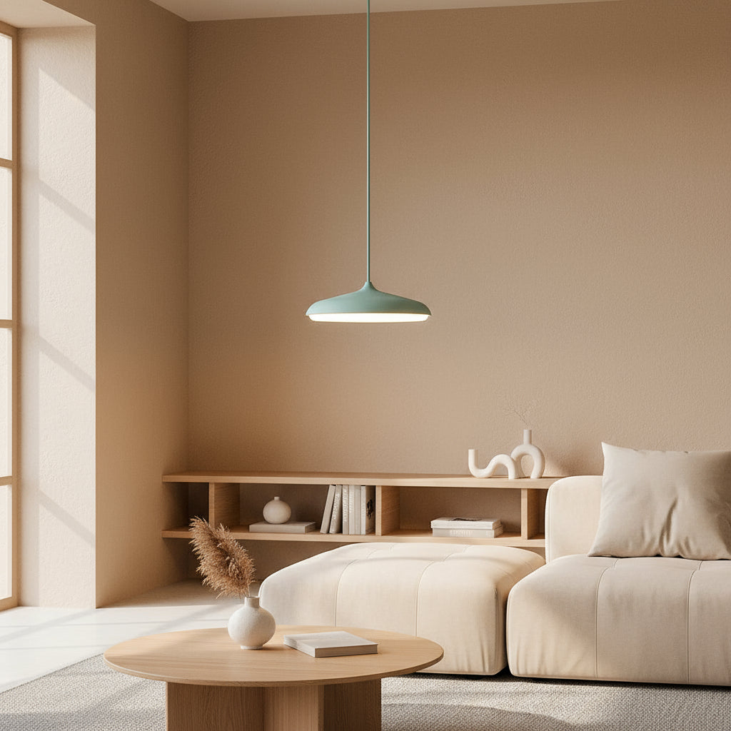 Modern Scandinavian Pendant Light with Built-in LED