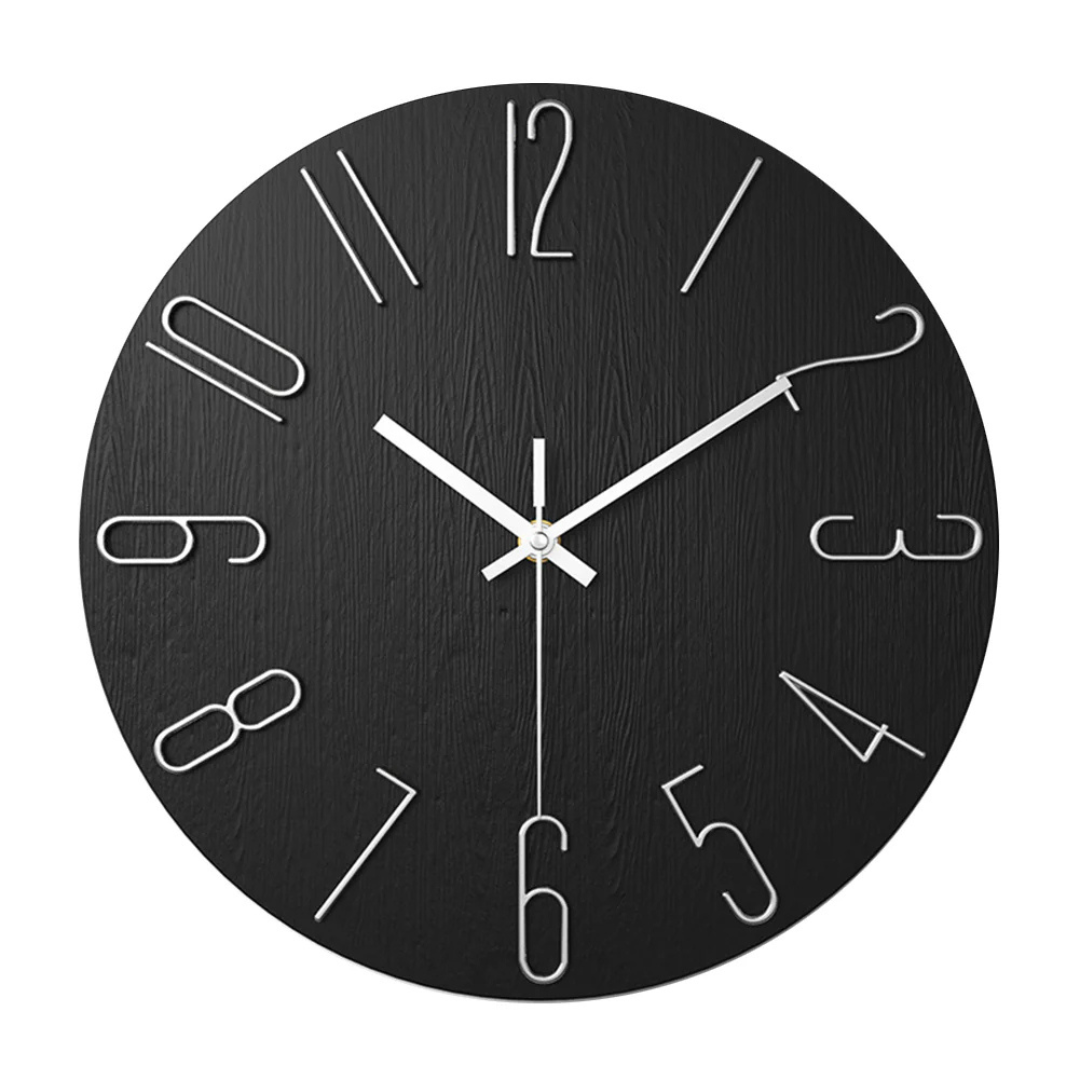 Modern Minimalist Silent 30 cm Wall Clock