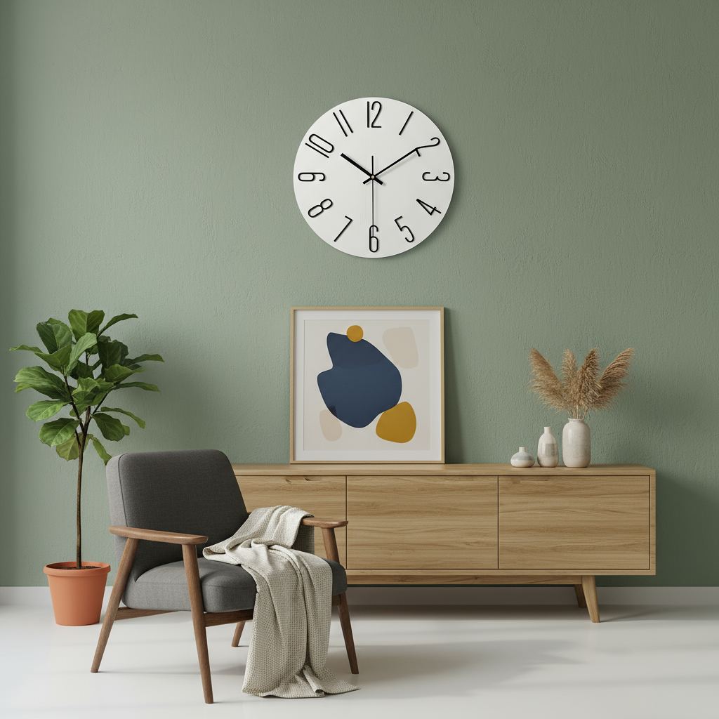 Modern Minimalist Silent 30 cm Wall Clock