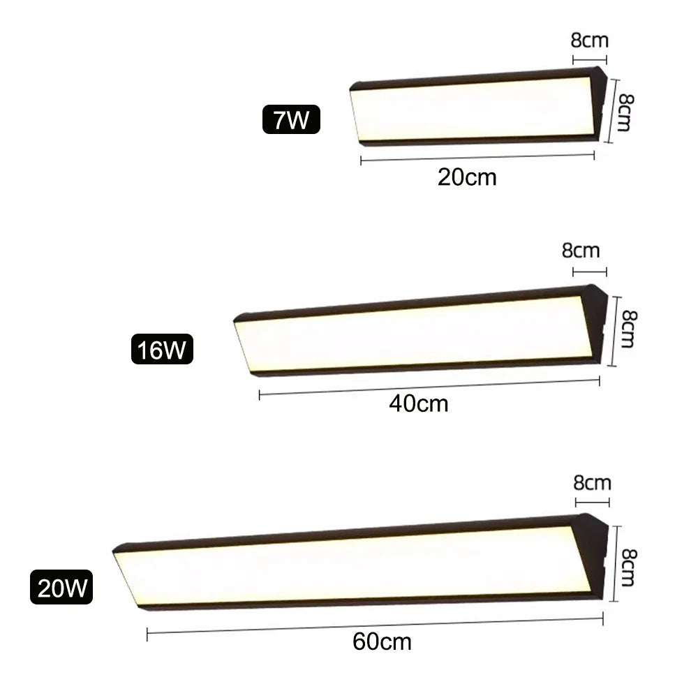 Modern Waterproof LED Outdoor Wall Light Fixture – Durable Aluminium Design for Patios and Gardens 5