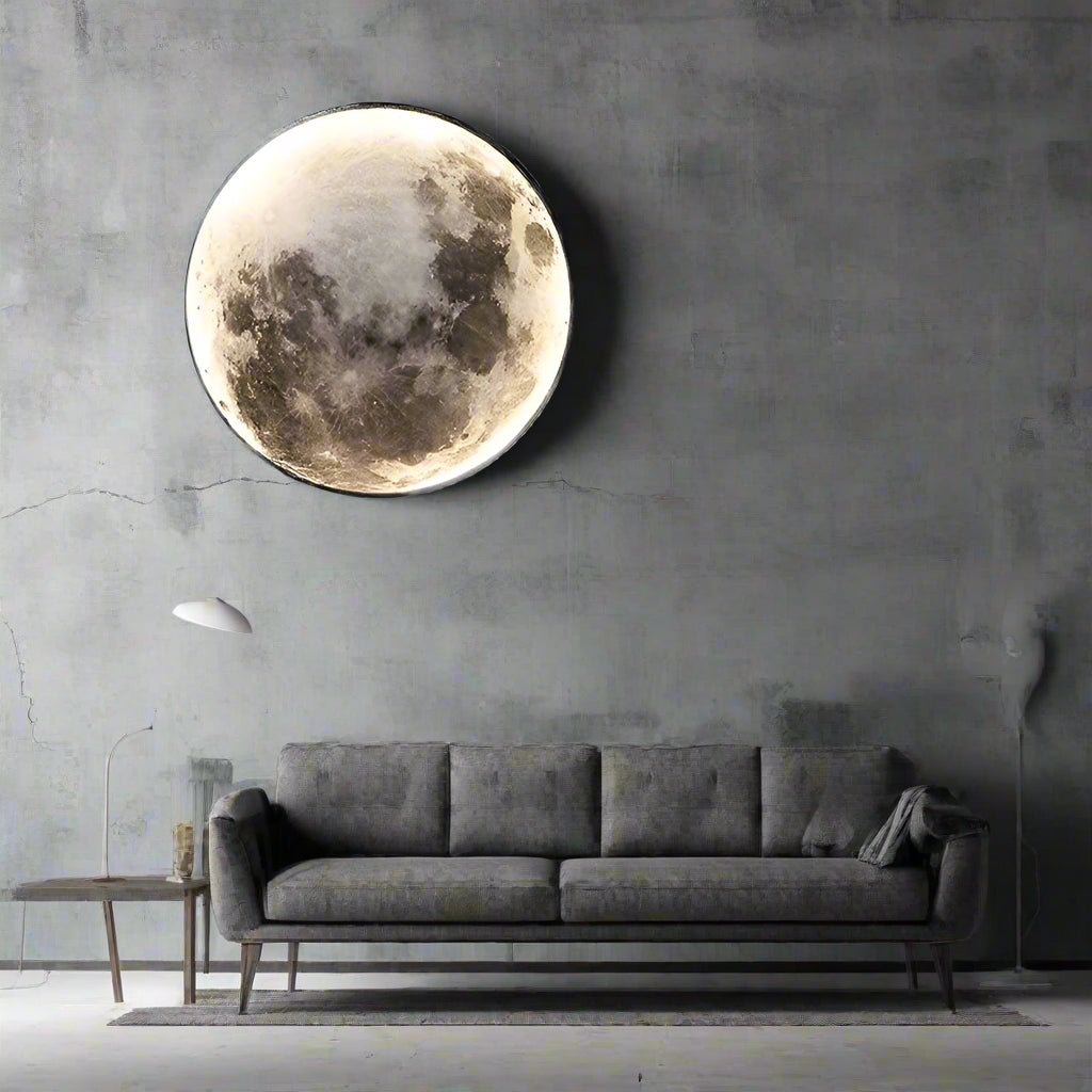 Moon Wall Lamp – LED Wall Sconce Lighting for Bedroom and Living Room, Decorative Wall Lights 1