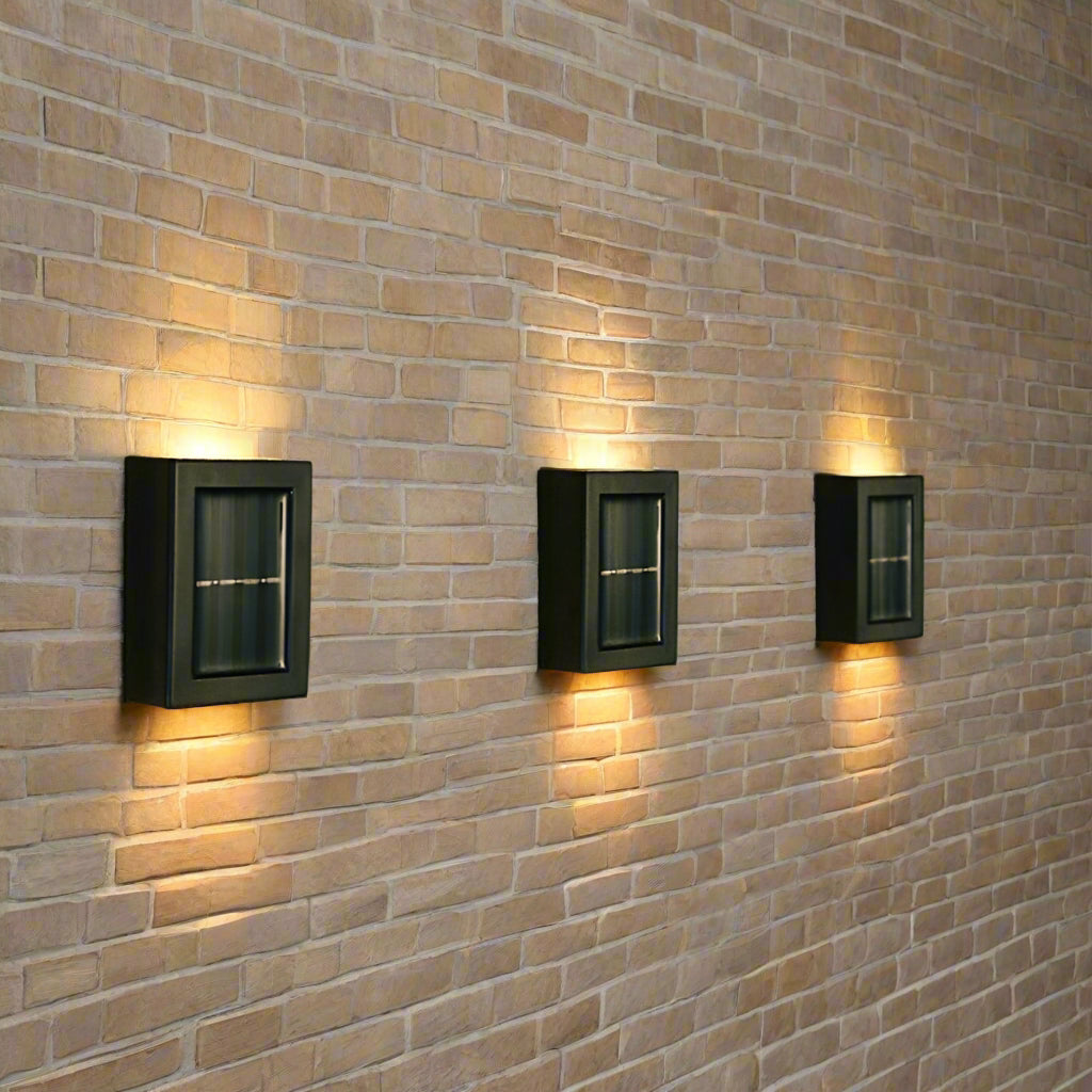 Solar Powered Outdoor Wall Lantern – Weather-Resistant Garden Wall Light for Pathways and Patios 0