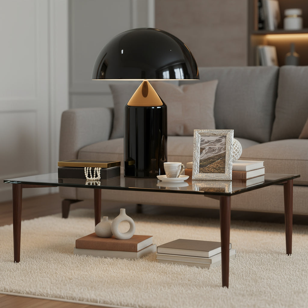 Vintage Metal Table Lamp with E27 LED Bulb - Elegant Bedside or Desk Lamp for Living Room 1